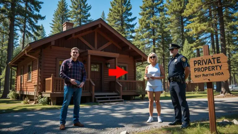 HOA Tried to Block Me from My Own Lake Cabin — But the Police Chief Shut Them Down